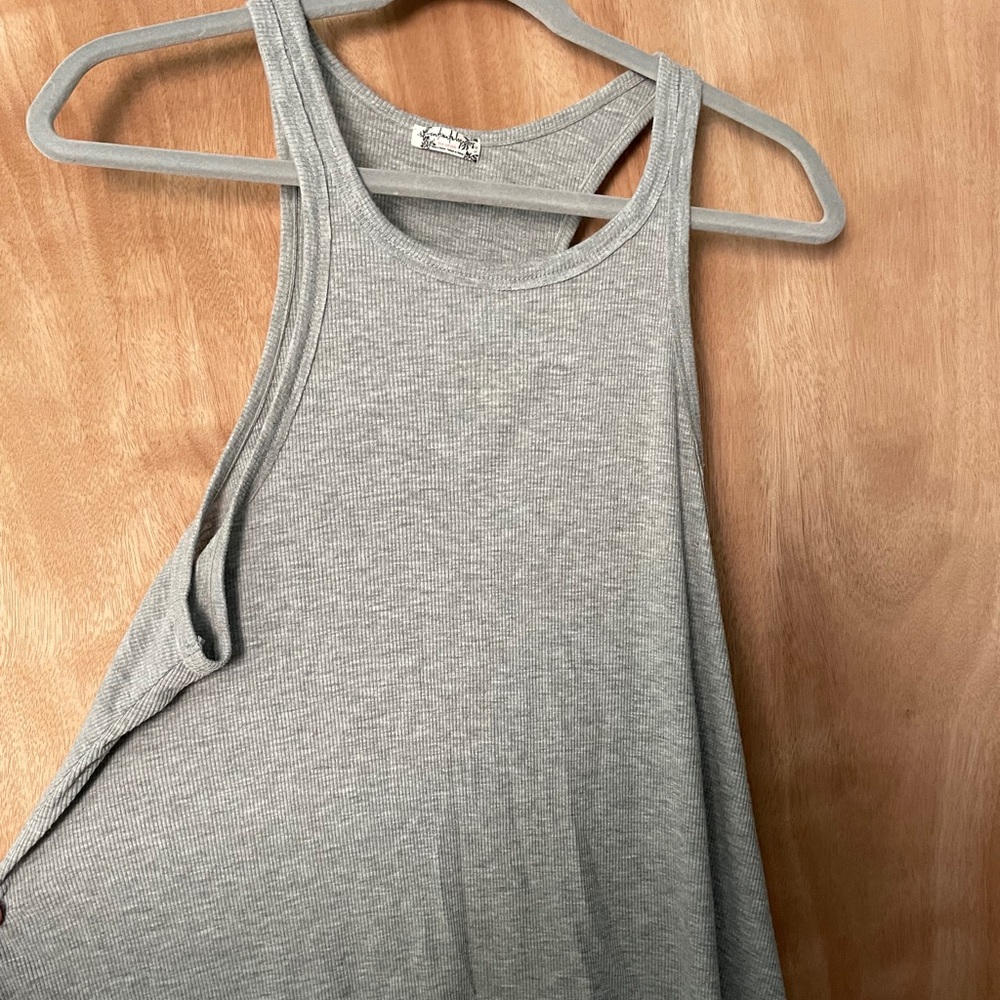 Free People Swing Ribbed Tank Top